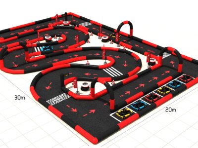 Customized go kart venue