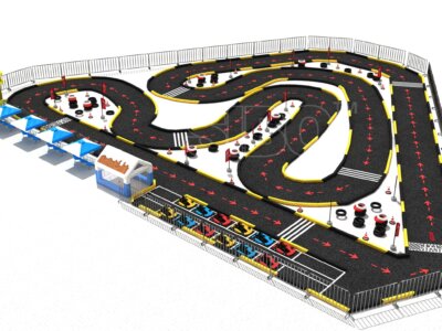 Customized go kart venue