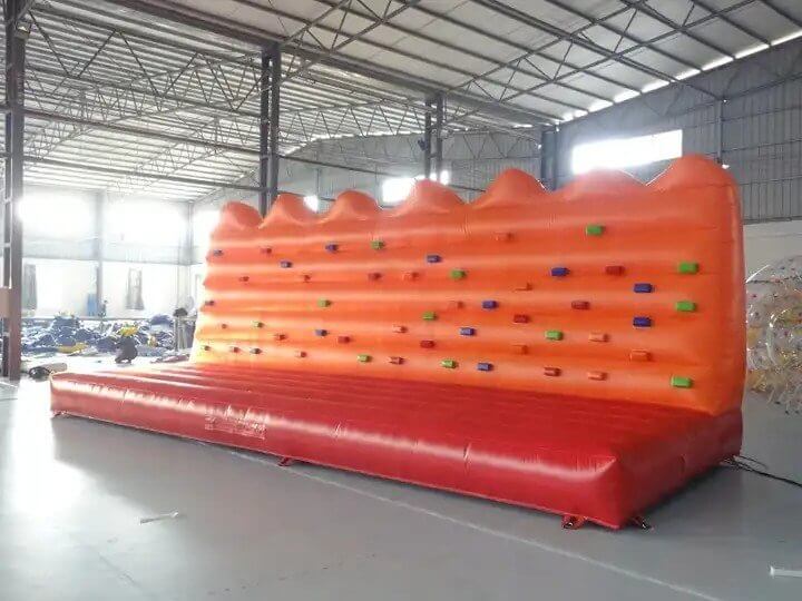 inflatable rock climbing wall