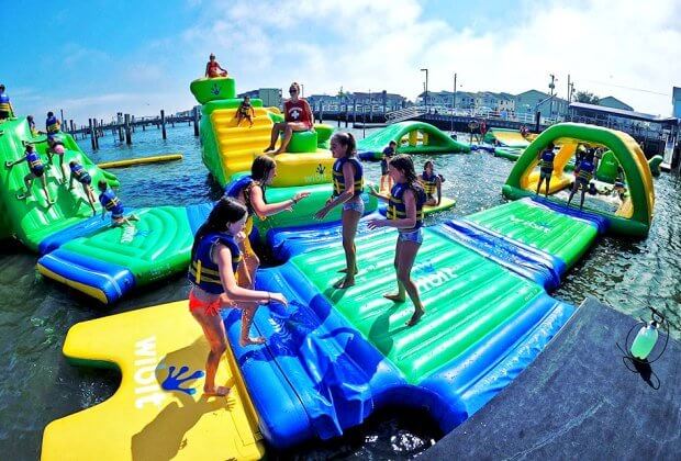 inflatable water park