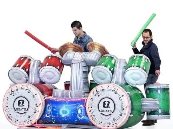 Two People Drum Inflatable Game