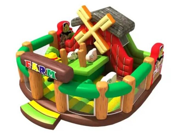 inflatable castle with slide