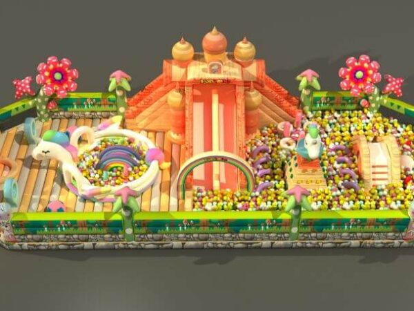 Customized bounce house park