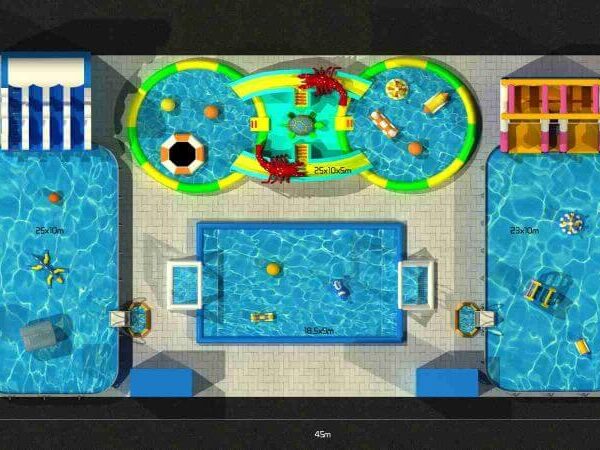 Inflatable Water Playground Custom