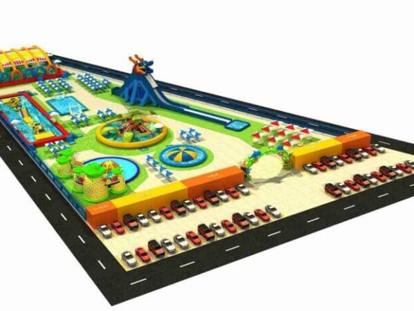 beach bounce water park