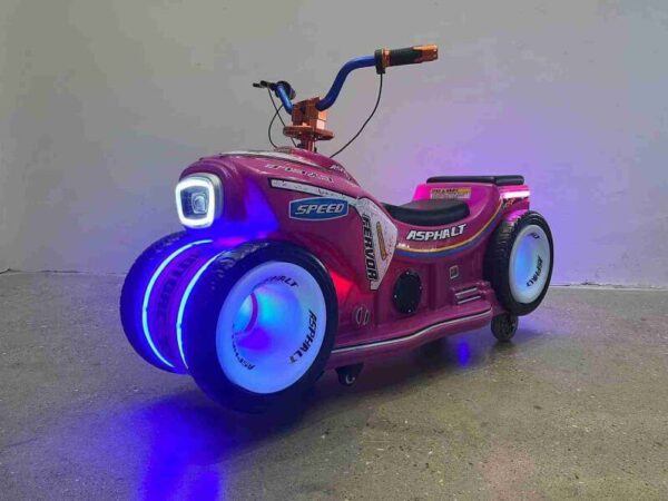 Coin Operated Amusement Rides Electric Amusement Kid Motorcycle Bumper Ride Motorcycle Customized Shopping Mall Children Car Unisex Small Plastic Toys