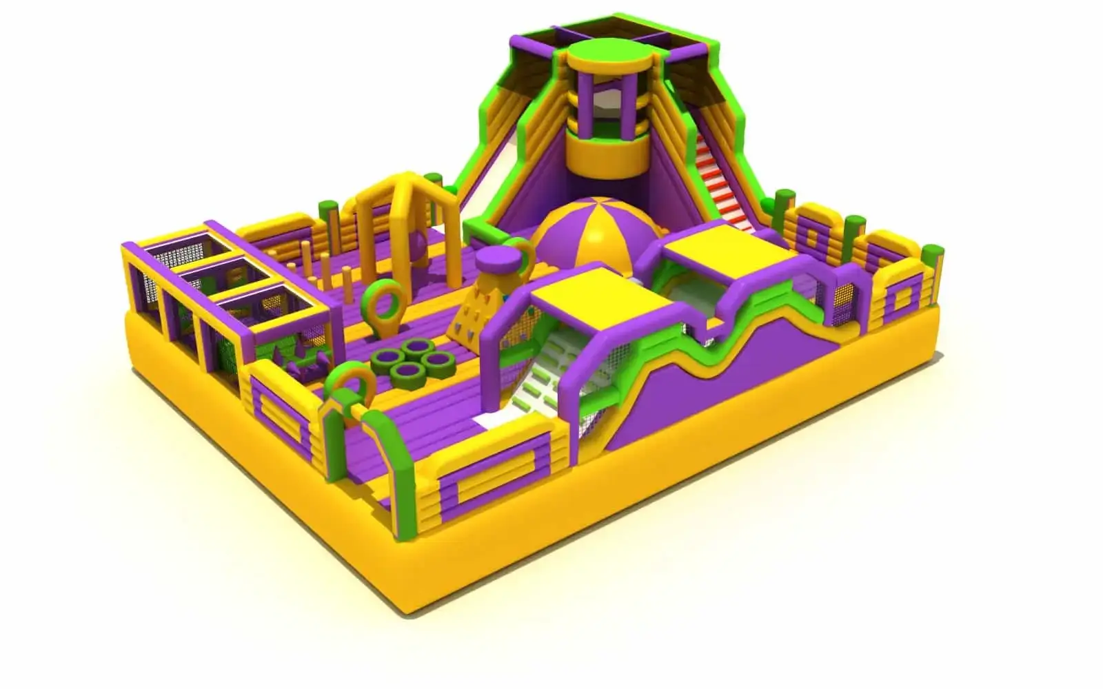 Commercial Inflatable Big Park Obstacle with Blower - Minyefun