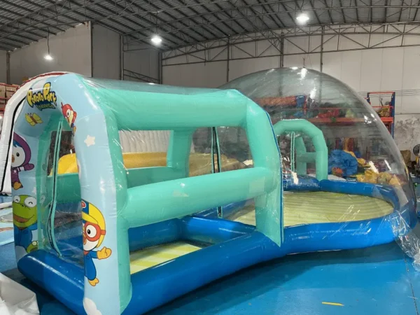 Transparent Bubble House Painting Design for Party