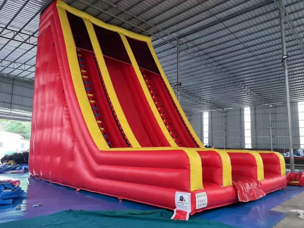 Double Stairs Climbing Inflatable Slide
