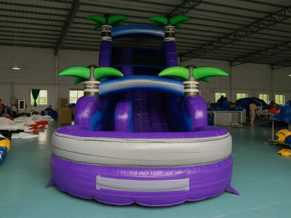 Purple colorful slide