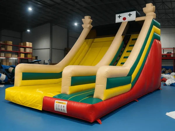 Funny Player Bounce Inflatable with Slide for Party