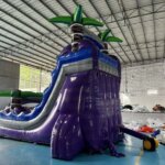 Purple colorful slide