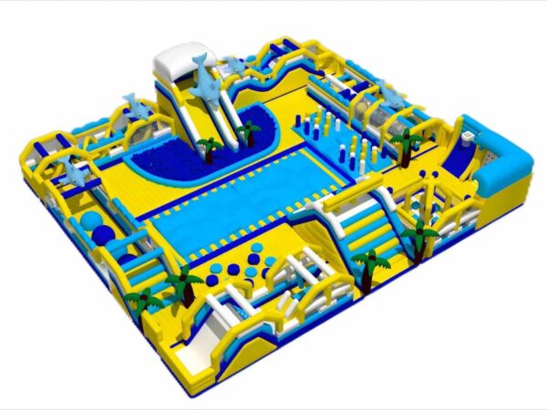 Summer Beach Party Inflatable Adventure Park