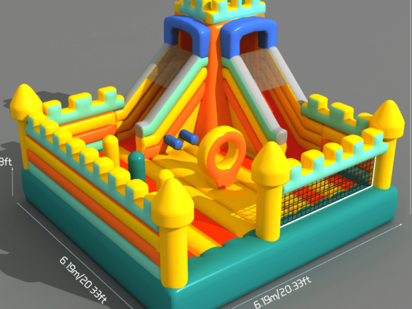 Color Castle for Toddlers Park Inflatable
