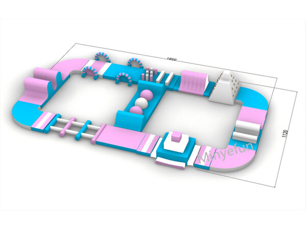Customized Class 8 Character Shape 11.2*18.5M Water Inflatable
