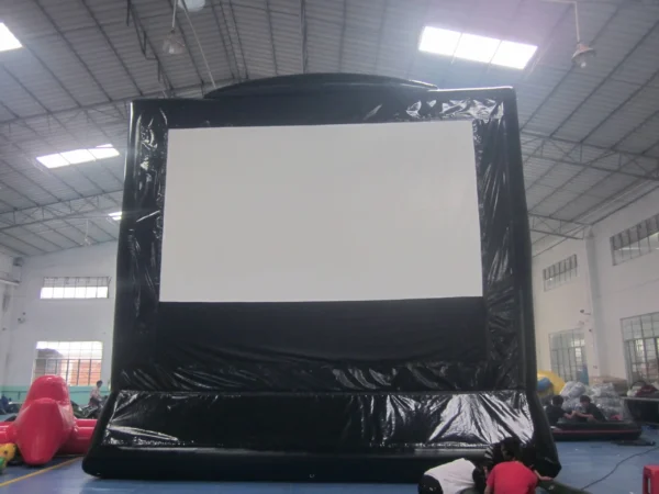 Easy-Set-Up Inflatable Projector Screen for Backyard Movies