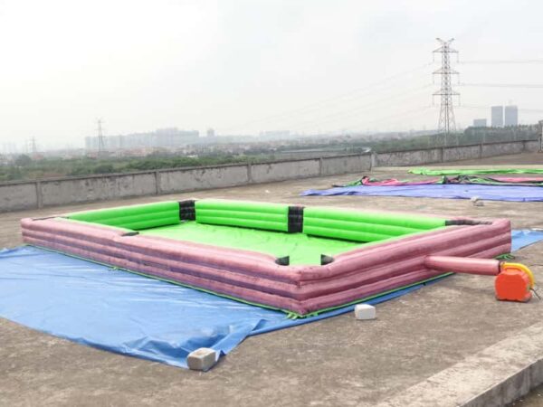 Inflatable Soccer Game With Detachable Mat