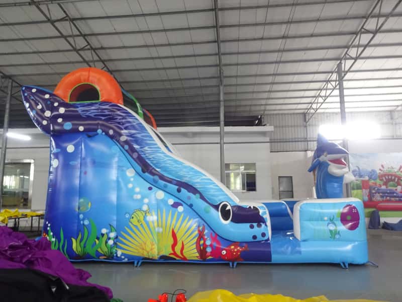 Wanfa Fish Slide Fish Inflatable Slide - Minyefun
