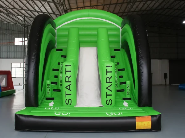 Inflatable Slide Wtithout Sensor System With Soft Velcro Background