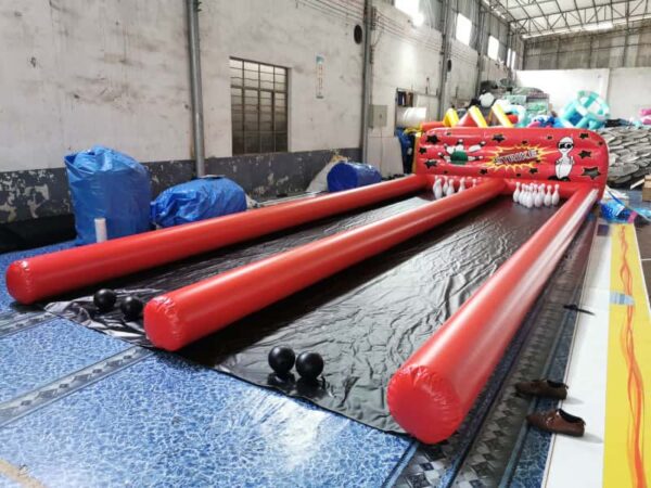 Double Lanes Sealed Air Bowling Game