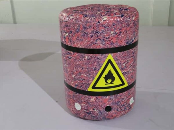Rusty paint bucket