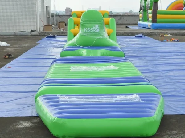 MinyeFun Inflatable Fun Playground – Slide, Climb, Jump, Wall, and Bridge Combo