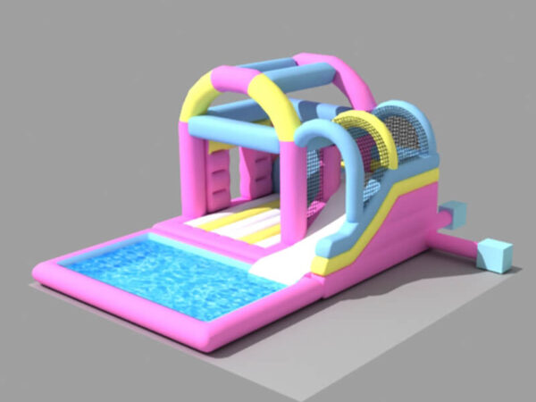 Bounce with Pool – 6x6x4.5m Bounce + 4x2.5x0.3m Pool 8200104