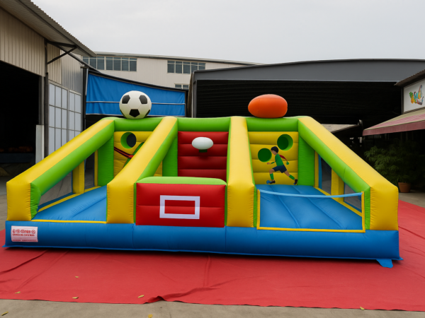 3 in 1 goal Infltable Game with Ball