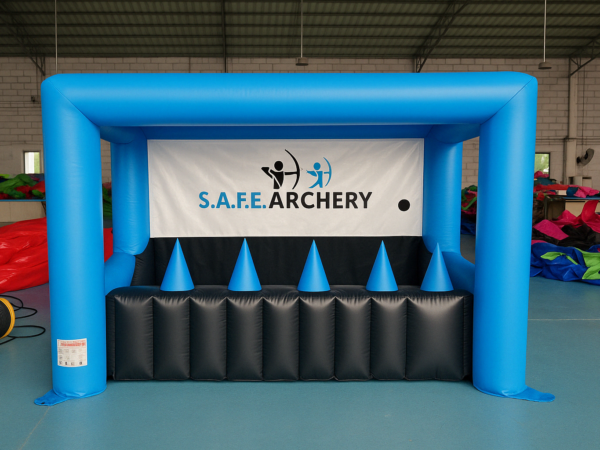 Game Inflatable Blue Archery Game with 2 Bows 6 Arrows