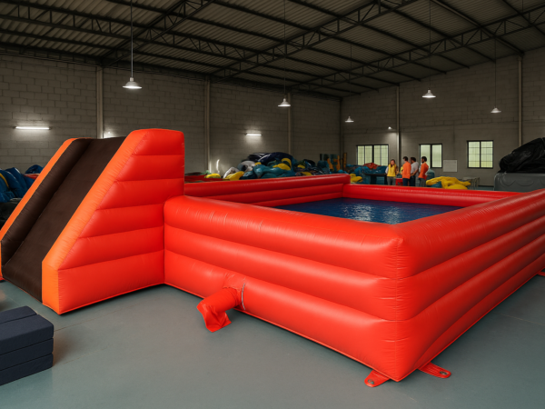 Inflatable Football with One Goal Game Bounce with Blower