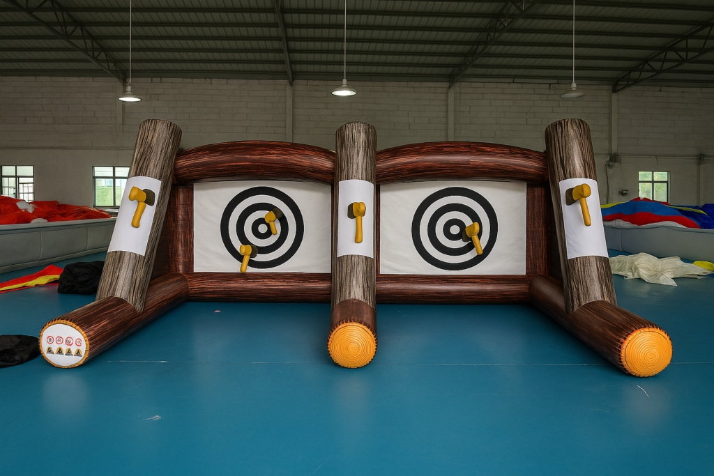 Different Colors Shooting Game Inflatable with Extra Bows and Arrow ...