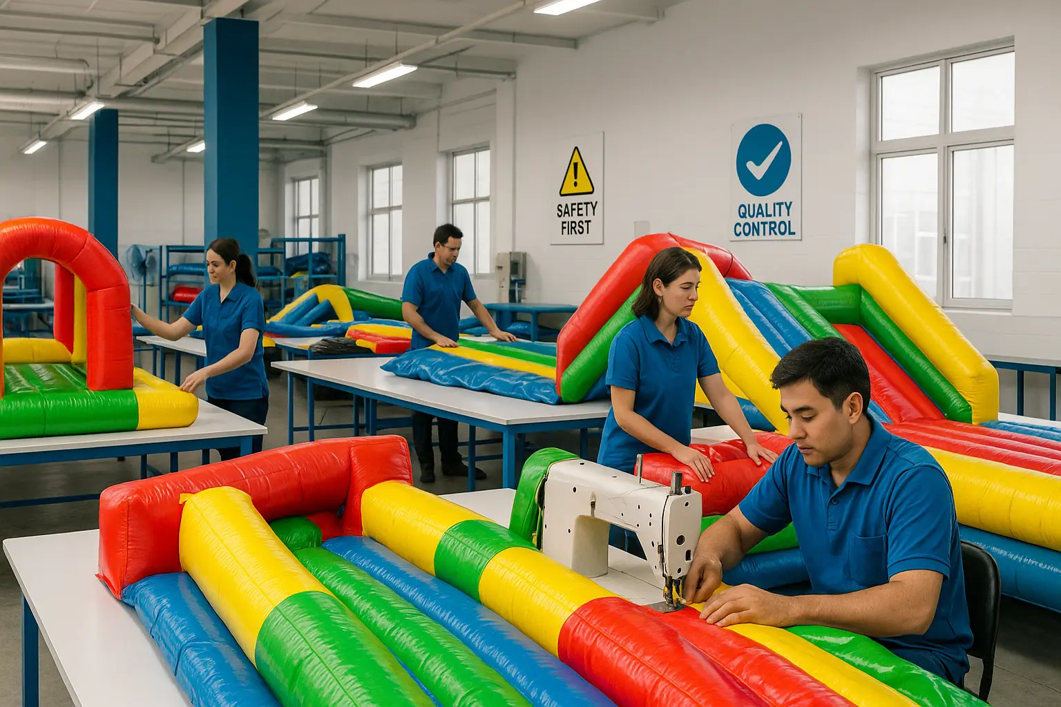 Trusted Inflatable Manufacturer at Work