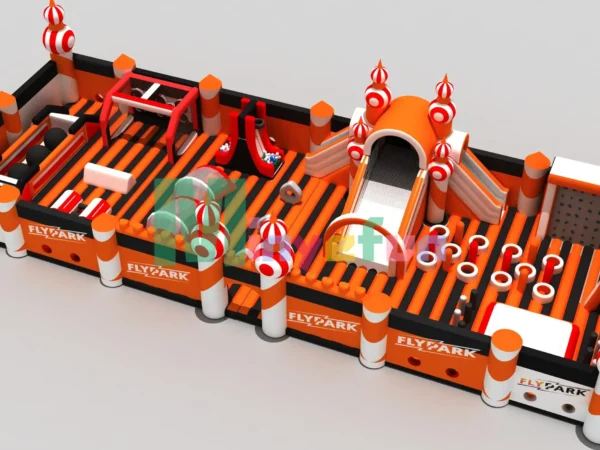 Giant Interactive Inflatable Big Bouncer Park