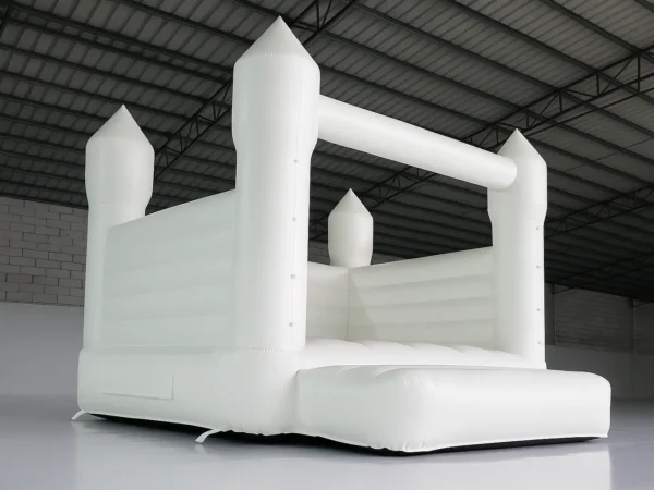 Elegant All-White Inflatable Castle for Weddings and Upscale Events