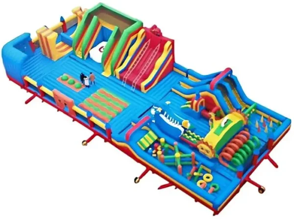 Ultimate Inflatable Obstacle Challenge Run