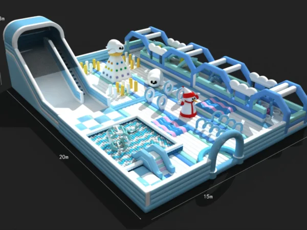 Winter Wonderland Inflatable Fun Park