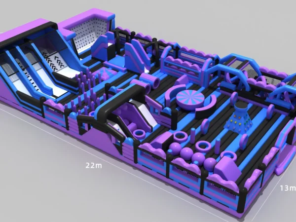 Cyber Zone Ultimate Inflatable Obstacle Course