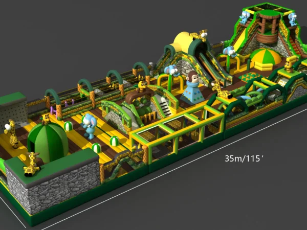 Epic Animal Kingdom Inflatable Park