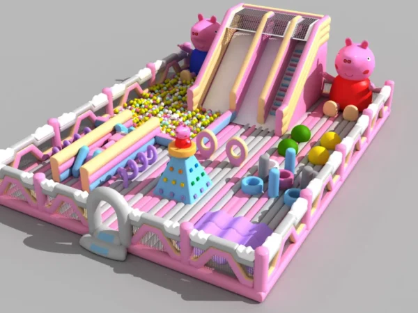 Peppa Pig Themed Inflatable Play Park