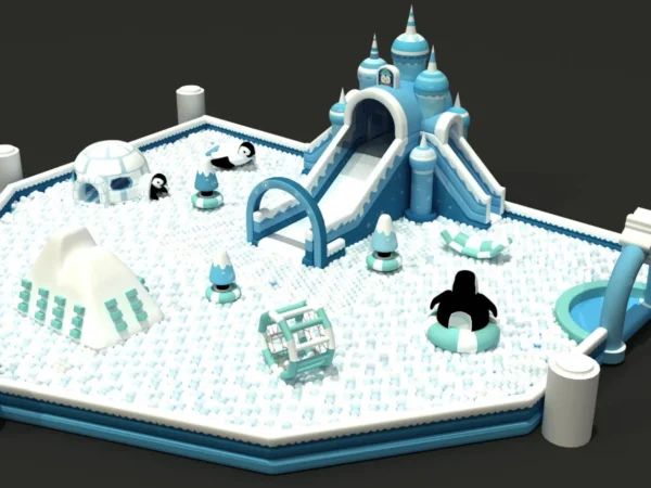 Frozen Kingdom Adventure Ball Pit Playground