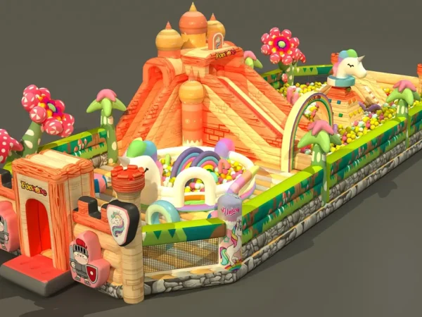 Enchanted Kingdom Inflatable Quest Playground