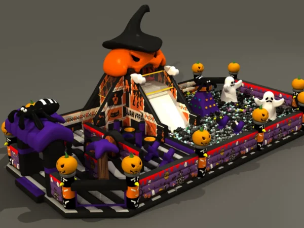 Spooky Halloween Fun House Party Playground
