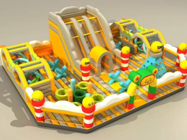Awesome Emoji World Inflatable Fun Park