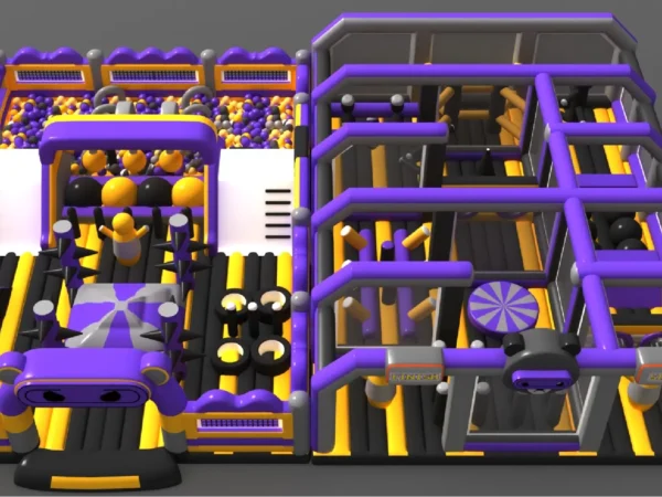 Urban Warrior Extreme Inflatable Challenge Course