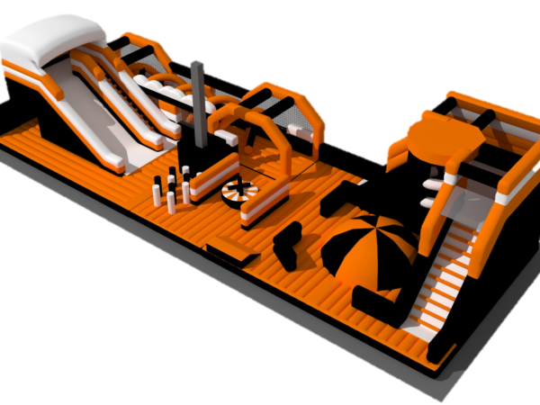 Kinetic Energy Inflatable Challenge Zone Playground