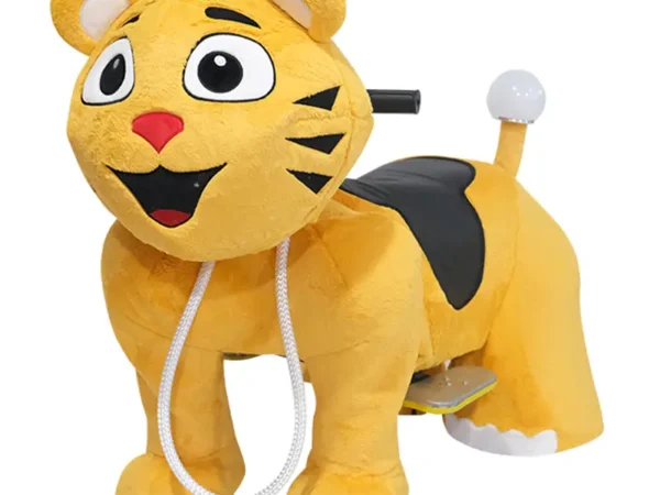 Electric Tiger Animal Ride with Adjustable Forward Speed