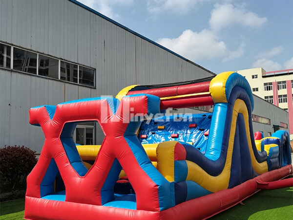 Commercial Inflatable Obstacle Course | Giant Bounce House Challenge Course