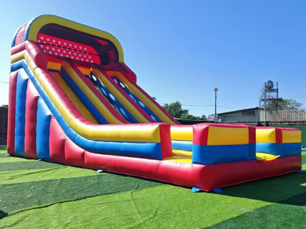 Giant Dual Lane Inflatable Dry Slide, Commercial Grade 10*5*5m Inflatable Slide for Kids & Adults