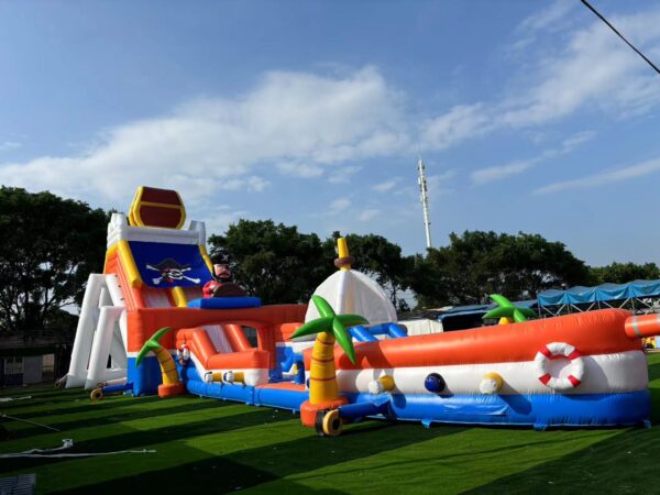 Pirate Themed Inflatable Water Slide | Commercial Kids Attraction