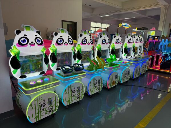 Happy Panda Kids Arcade Game Machine | Multi Game Coin Operated Kiddie Machine